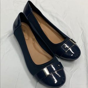 Never been worn navy flats
